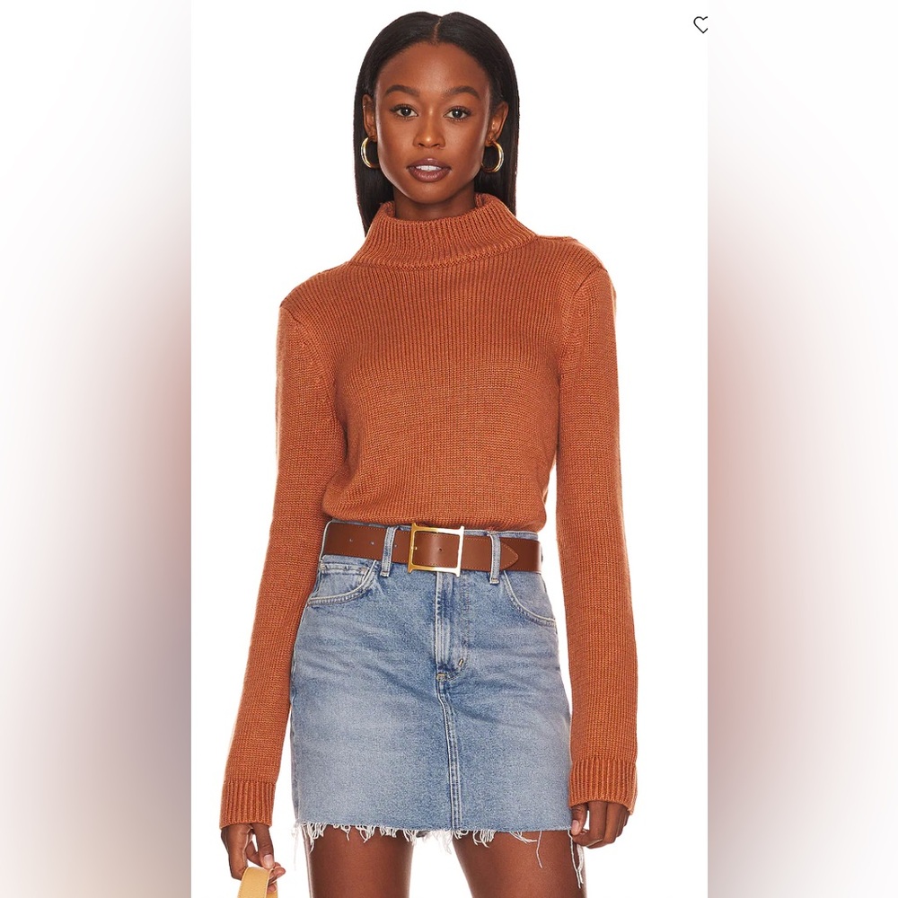 Nbd Revolve Women's Light Brown Opened Back Sweat… - image 1